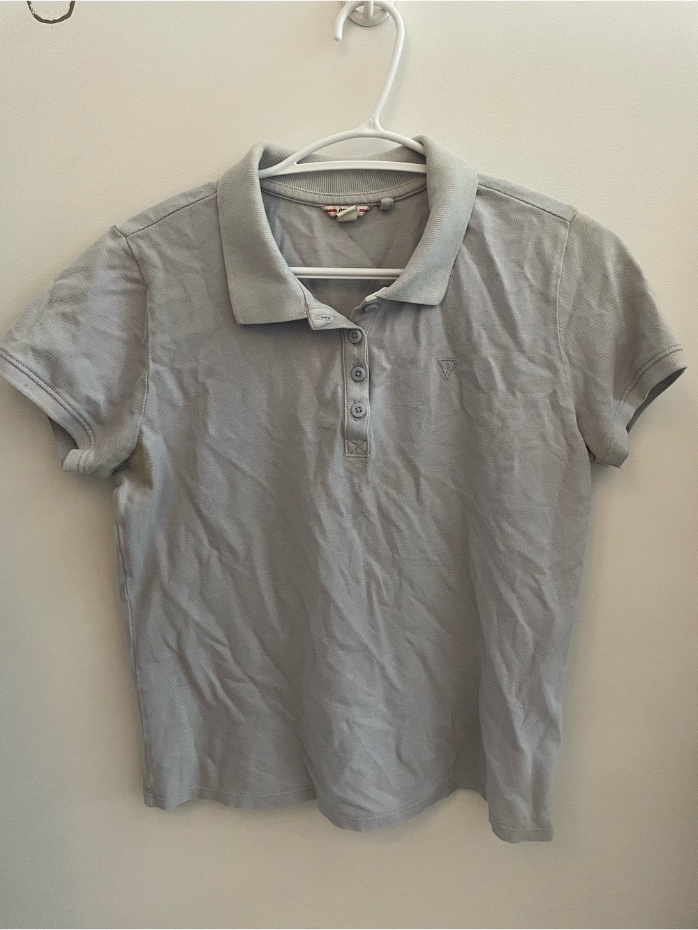 Baby blue polo shirt from Guess
